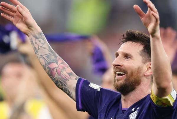 Lionel Messi fall&oacute; un penal en la victoria de Argentina (2-0) sobre Polonia.