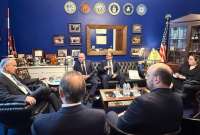La reunión en Washington consolidó el compromiso estadounidense en la lucha contra el crimen