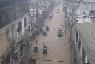 Fuertes lluvias causaron estragos en Chone y Dur&aacute;n