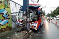 Accidente de tr&aacute;nsito en avenida Maldonado provoc&oacute; cierre de carriles