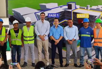 El presidente Daniel Noboa anunci&oacute; la culminaci&oacute;n de la reconstrucci&oacute;n de la ede municipal de Portoviejo.