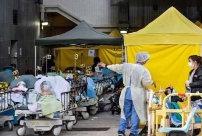 Hospitales y morgues colapsadas en Hong Kong