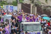 En Guayaquil habrá bloqueos de calles por los cierres de campaña que se efectuarán en la ciudad. 