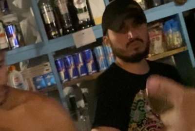 Germ&aacute;n C&aacute;ceres, en un bar, antes de su captura por la Polic&iacute;a colombiana. 