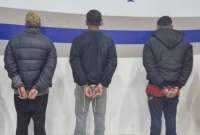 Policía frustró el secuestro de una persona y detuvo a tres presuntos integrantes de 'Los Choneros'