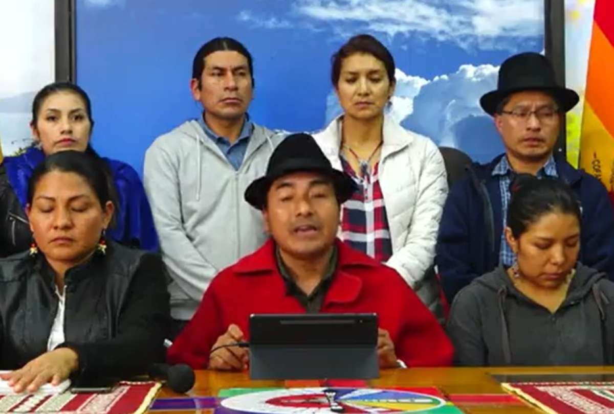 La Conaie se pronunció sobre la muerte cruzada 