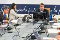 El nombramiento de los nuevos jueces especializados en corrupci&oacute;n y crimen organizado se dio en una sesi&oacute;n extraordinaria del Pleno del Consejo de la Judicatura. 
