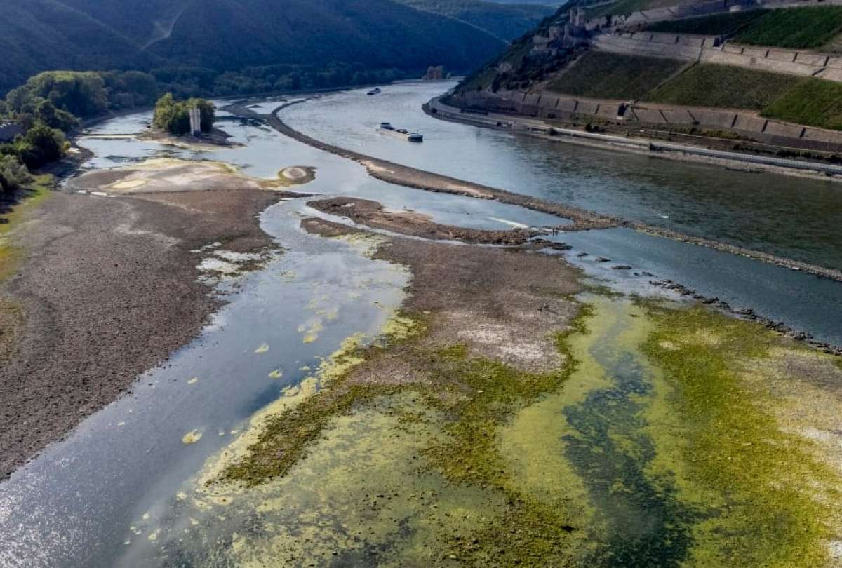 La sequ&iacute;a ha producido que se sequen varios caudales en Europa.
