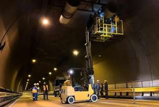 Cierre del t&uacute;nel Guayasam&iacute;n por trabajos