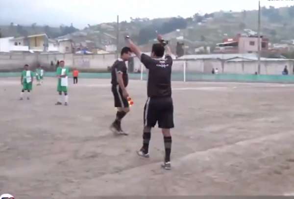 Partido de la Liga de Quisapincha se jug&oacute; con VAR