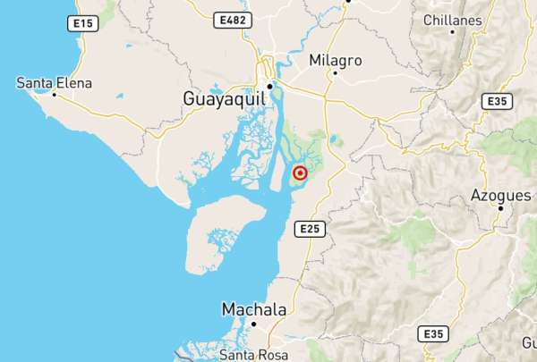 Temblor se registr&oacute; en Guayas este s&aacute;bado