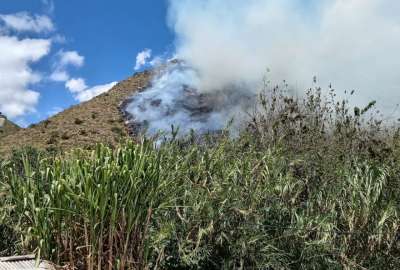 En el sector La Victoria de Guayllabamba se report&oacute; un incendio forestal. 