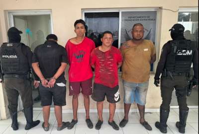 Los sospechosos fueron capturados en Dur&aacute;n.