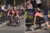 Alice Betto sufrió un accidente en plena competencia de la Superliga de Triatlón
