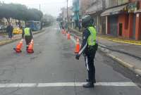Reportan cierre de la avenida Am&eacute;rica en Quito