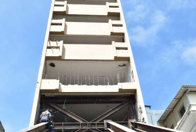 La Direcci&oacute;n de Obras P&uacute;blicas del Municipio de Guayaquil complet&oacute; la estabilizaci&oacute;n del edificio Fantas&iacute;a.