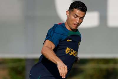 Nariz de Cristiano quedó lastimada tras el choque con el portero checo