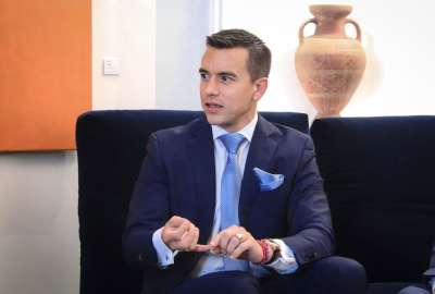 Daniel Noboa anunci&oacute; el apoyo de Francia en materia de seguridad.