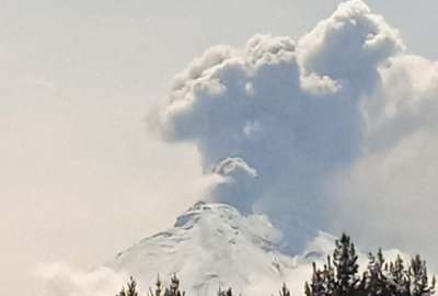 La actividad interna del Cotopaxi es moderada ascendente, seg&uacute;n el IG. 