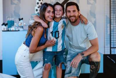 Messi asisti&oacute; a los 15 a&ntilde;os de su sobrina en Rosario, Argentina