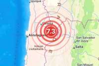 El epicentro se habría dado a 20 kilómetros de la localidad de San Pedro de Atacama.