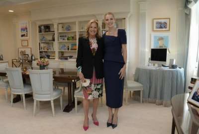Las primeras damas de Ecuador y Estados Unidos tuvieron una reuni&oacute;n de trabajo