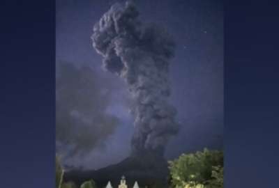 El Monte Kanlaon, en Filipinas, entr&oacute; en erupci&oacute;n el lunes, 3 de junio de 2024.
