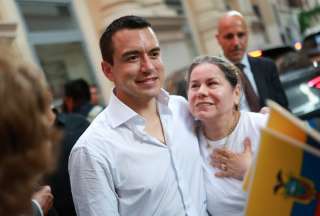 Presidente Noboa se reuni&oacute; con la comunidad ecuatoriana en Italia