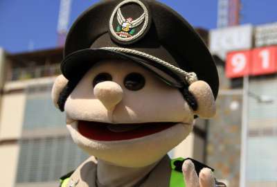 Paquito, el ni&ntilde;o polic&iacute;a, visitaba las escuelas para hablar sobre seguridad ciudadana