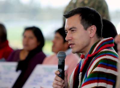 El presidente Daniel Noboa asumi&oacute; le cargo el 23 de noviembre de 2023.