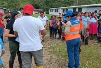 El Gobierno envi&oacute; ayuda a CVhical, tras deslizamiento.