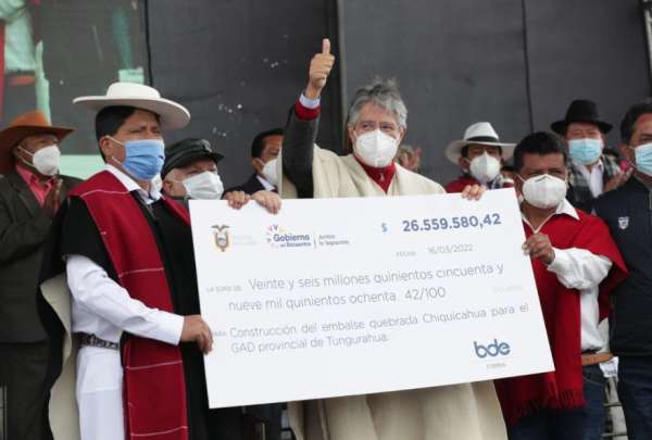 Gobierno entregar&aacute; un proyecto de riego para cultivos en Tungurahua