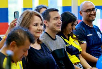 Presidente Noboa se reuni&oacute; con la comunidad migrante en Canad&aacute;