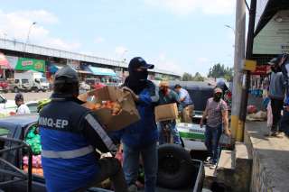 Comerciantes del Mercado Mayorista hicieron donaciones a los afectados por el aluvi&oacute;n en La Gasca