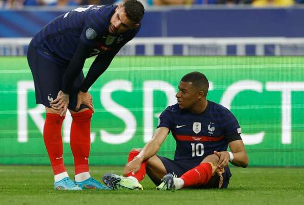 Francia perdi&oacute; ante Dinamarca y se preocupa por Kylian Mbapp&eacute;