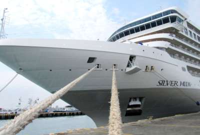 El crucero Silver Moon hizo un escala en el puerto manabita el 16 de diciembre de 2022.