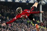 Alejandro Garnacho se mandó un golazo en la victoria del Manchester United