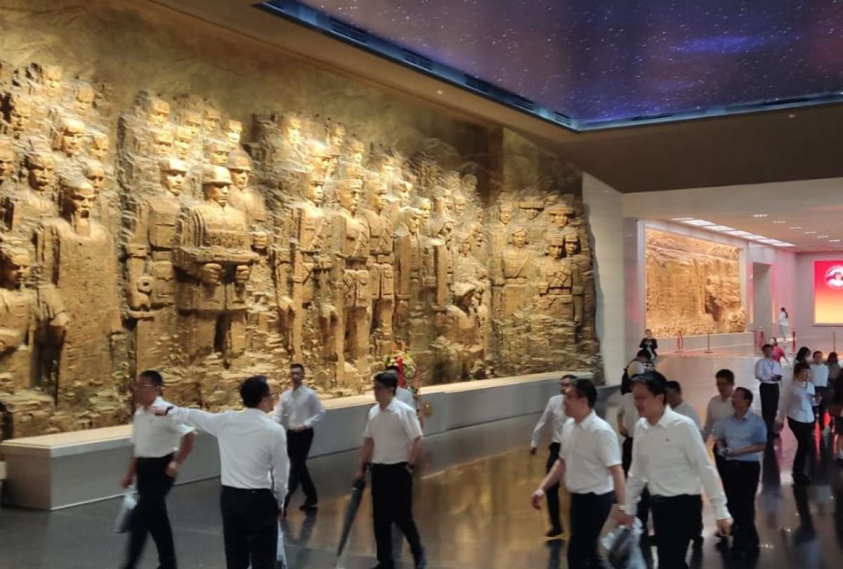El Museo de la Guerra de la Resistencia del Pueblo Chino contra la Agresión Japonesa conserva más de 20.000 reliquias culturales.