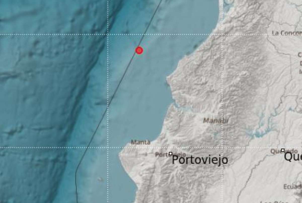 Se registr&oacute; un sismo cerca de Jama, en Manab&iacute;