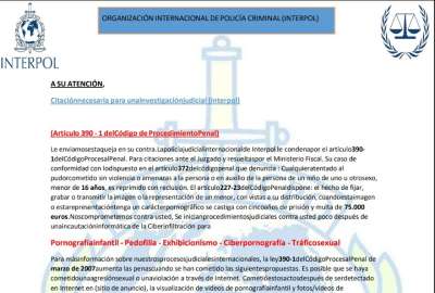 Nueva modalidad de estafa por correo electr&oacute;nico