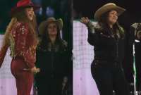 Shakira sorprende en M&eacute;xico al homenajear a la exni&ntilde;era de sus hijos durante su gira mundial