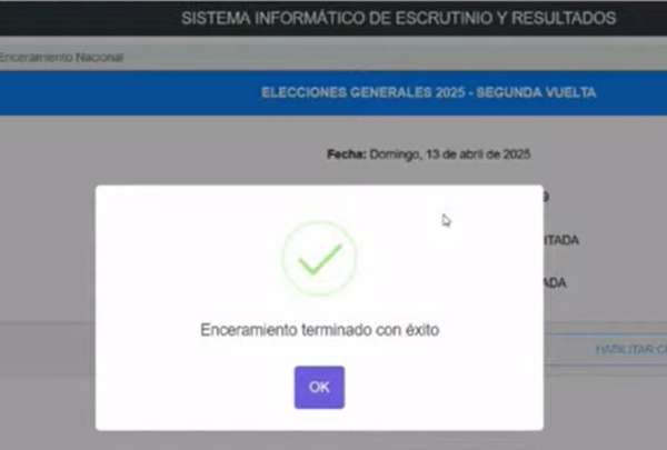 El sistema ya est&aacute; en cero desde las 15:00