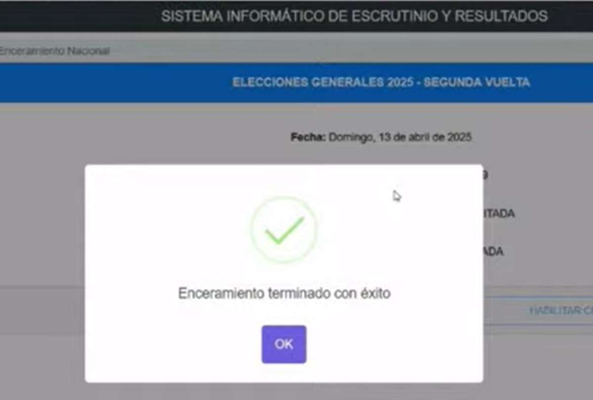 El sistema ya está en cero desde las 15:00