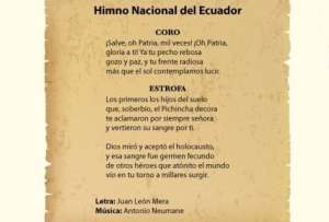 26 de noviembre, D&iacute;a del Himno Nacional del Ecuador