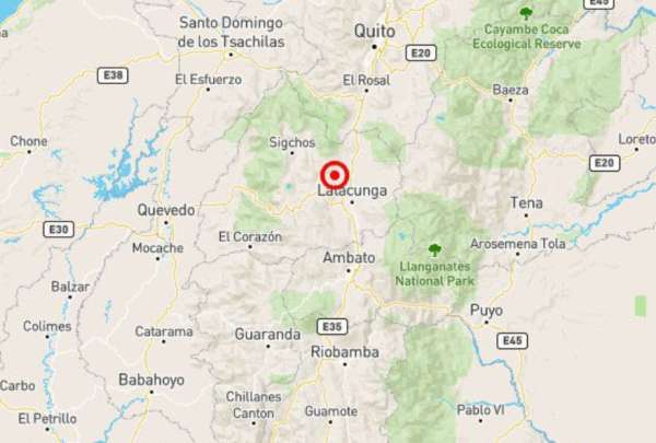 Un sismo de 3,6 grados se registr&oacute; cerca de la localidad de Saquisil&iacute;.