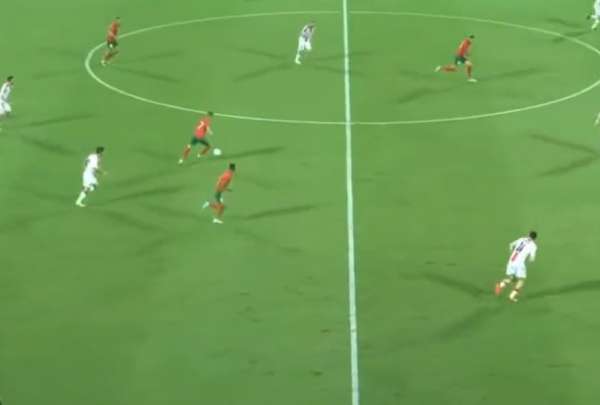 Hakim Ziyech marc&oacute; un golazo en el partido de Marruecos ante Georgia