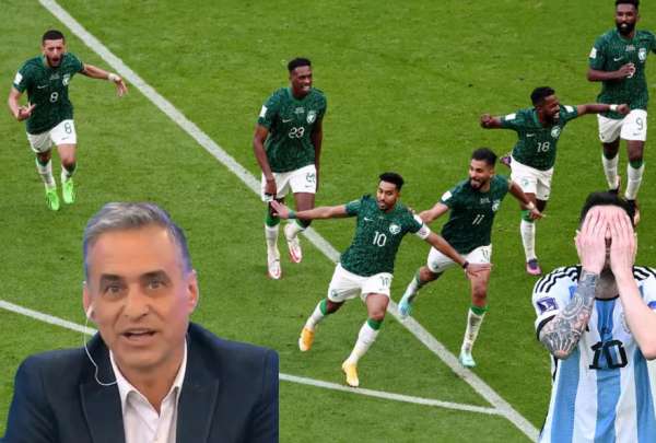 Rodolfo Cingolani, comentarista de TyC Sports,hizo de menos a Arabia Saudita