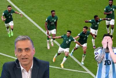 Rodolfo Cingolani, comentarista de TyC Sports,hizo de menos a Arabia Saudita