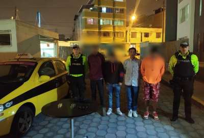 Detienen a cuatro presuntos ladrones en Calder&oacute;n