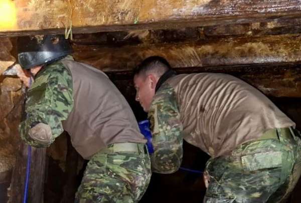 Golpe a la miner&iacute;a ilegal: Bloque de Seguridad destruy&oacute; dos bocaminas en zona restringida de Zaruma